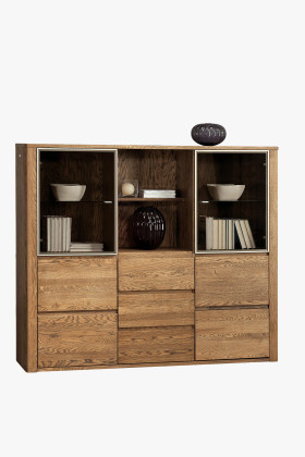 Dubový sekretár luxusný, Nice 47 dub orech